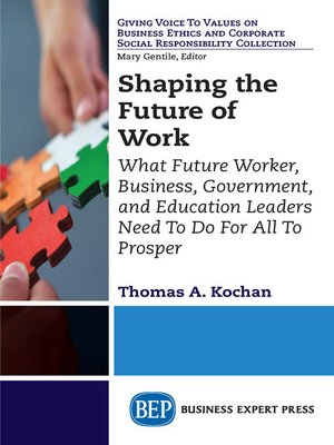 cover image of Shaping the Future of Work
